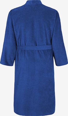 Jan Vanderstorm Long Bathrobe 'Janning' in Blue