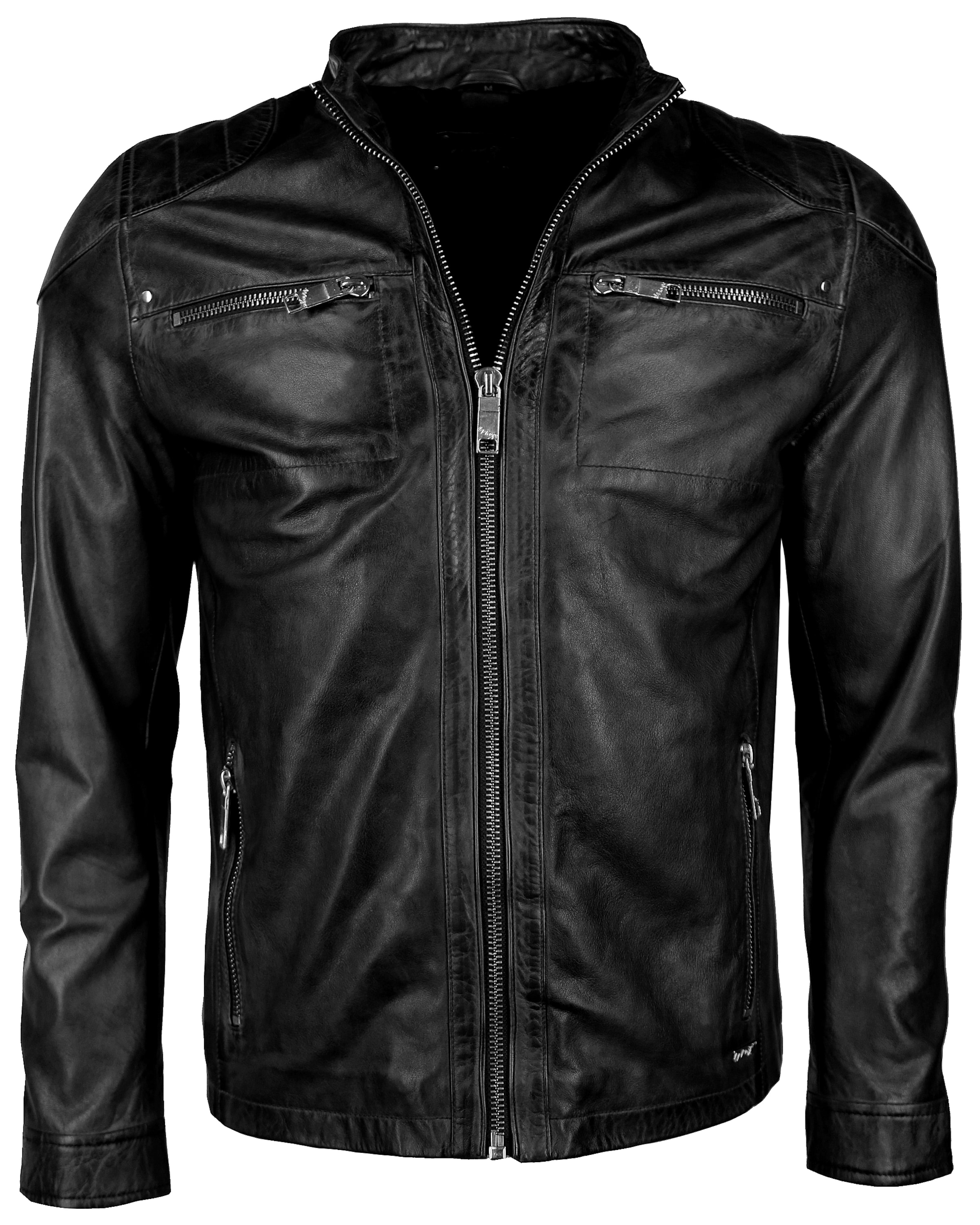 Maze Φθινοπωρινό και ανοιξιάτικο μπουφάν &#x27;Flint&#x27; σε μαύρο: μπροστά