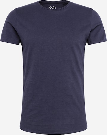 QS Shirt in Blauw: voorkant