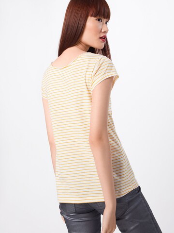 T-shirt Sublevel en jaune : derrière