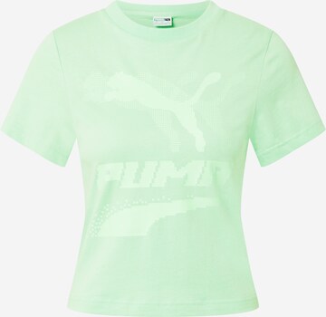 PUMA Shirt 'Evide' in Groen: voorkant