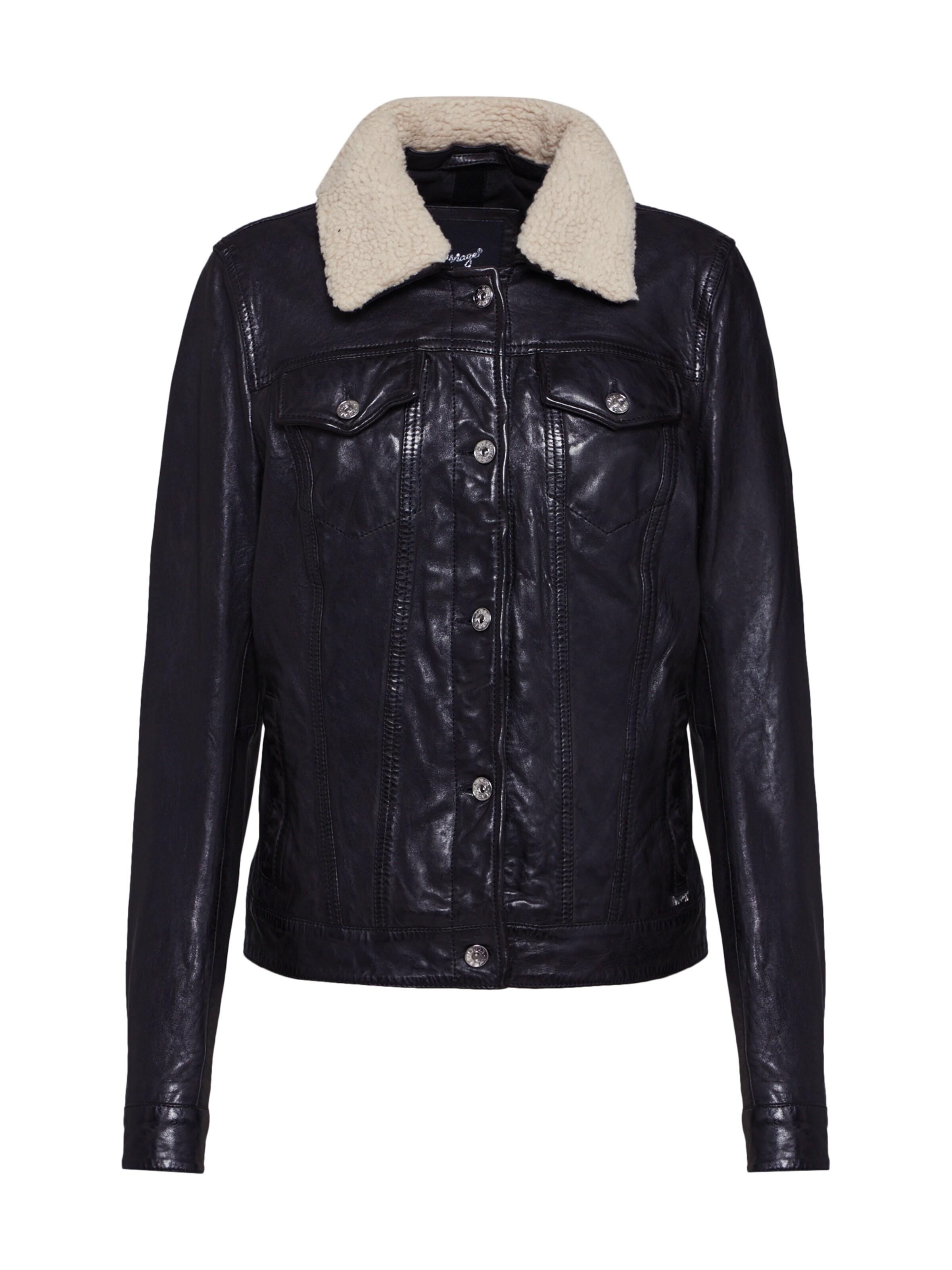 Maze Between-Season Jacket 'Corners' in Black: front