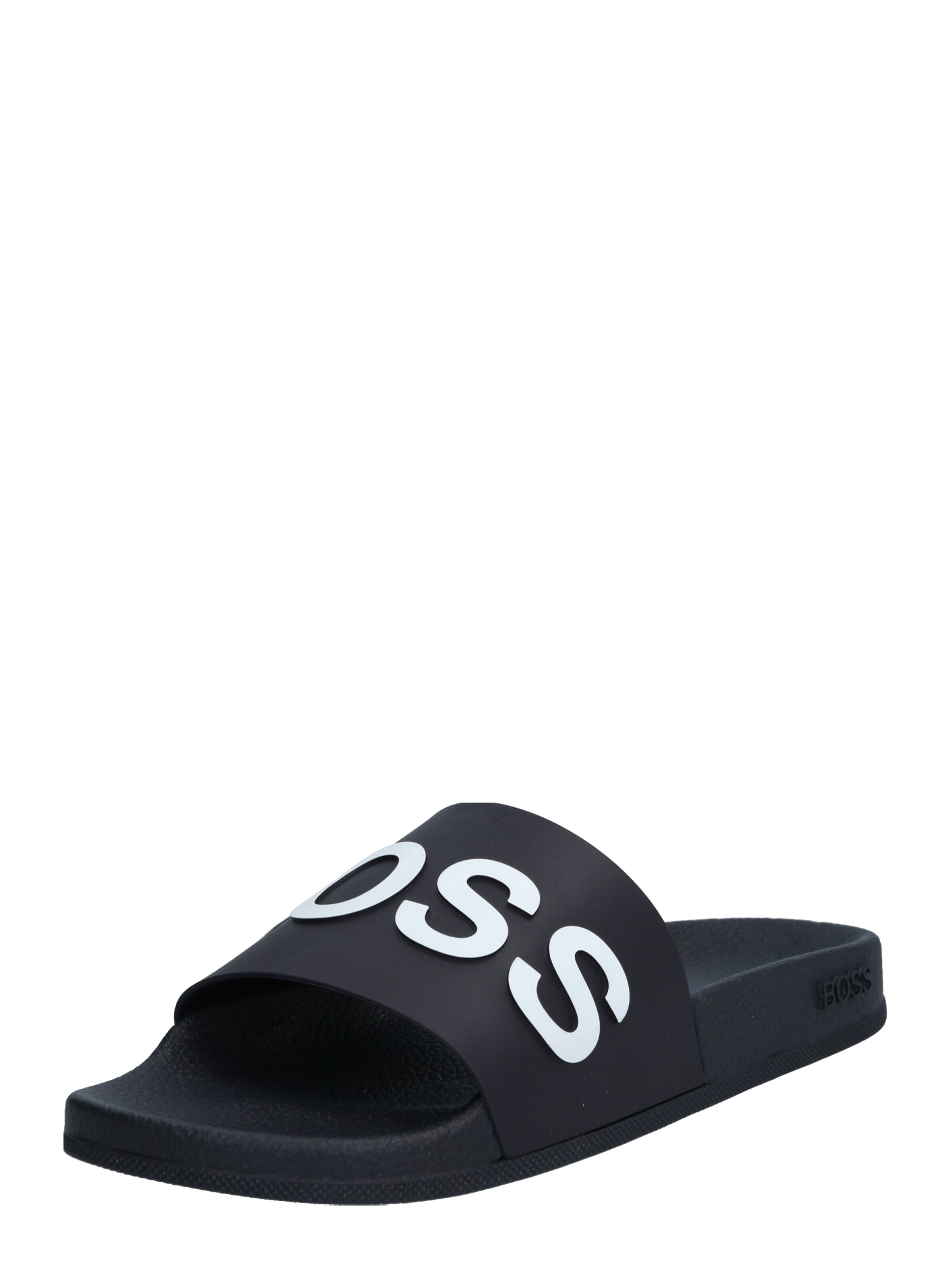 BOSS Pantolette 'Bay Slid' in Blau: Vorderseite