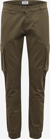 Only & Sons Tapered Cargobroek 'Cam Stage' in Groen: voorkant