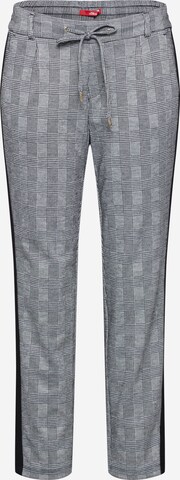 Regular Pantalon à pince s.Oliver en gris : devant