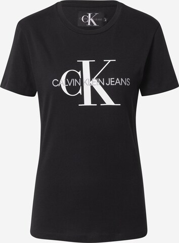 Calvin Klein Jeans Shirt in Zwart: voorkant