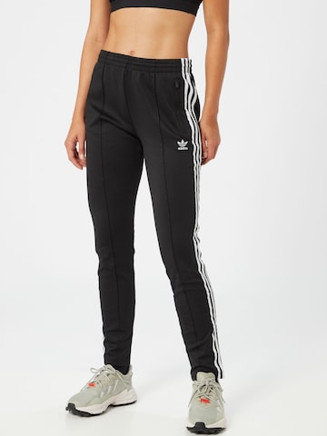 Coupe slim Pantalon 'Primeblue Sst' ADIDAS ORIGINALS en noir : devant