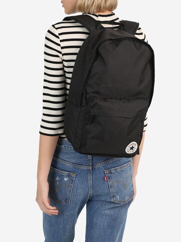 CONVERSE Rucksack in Schwarz: predná strana