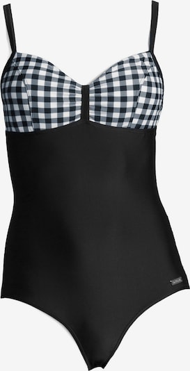 LASCANA Jednodijelni kupaći kostim u crna / bijela, Pregled proizvoda