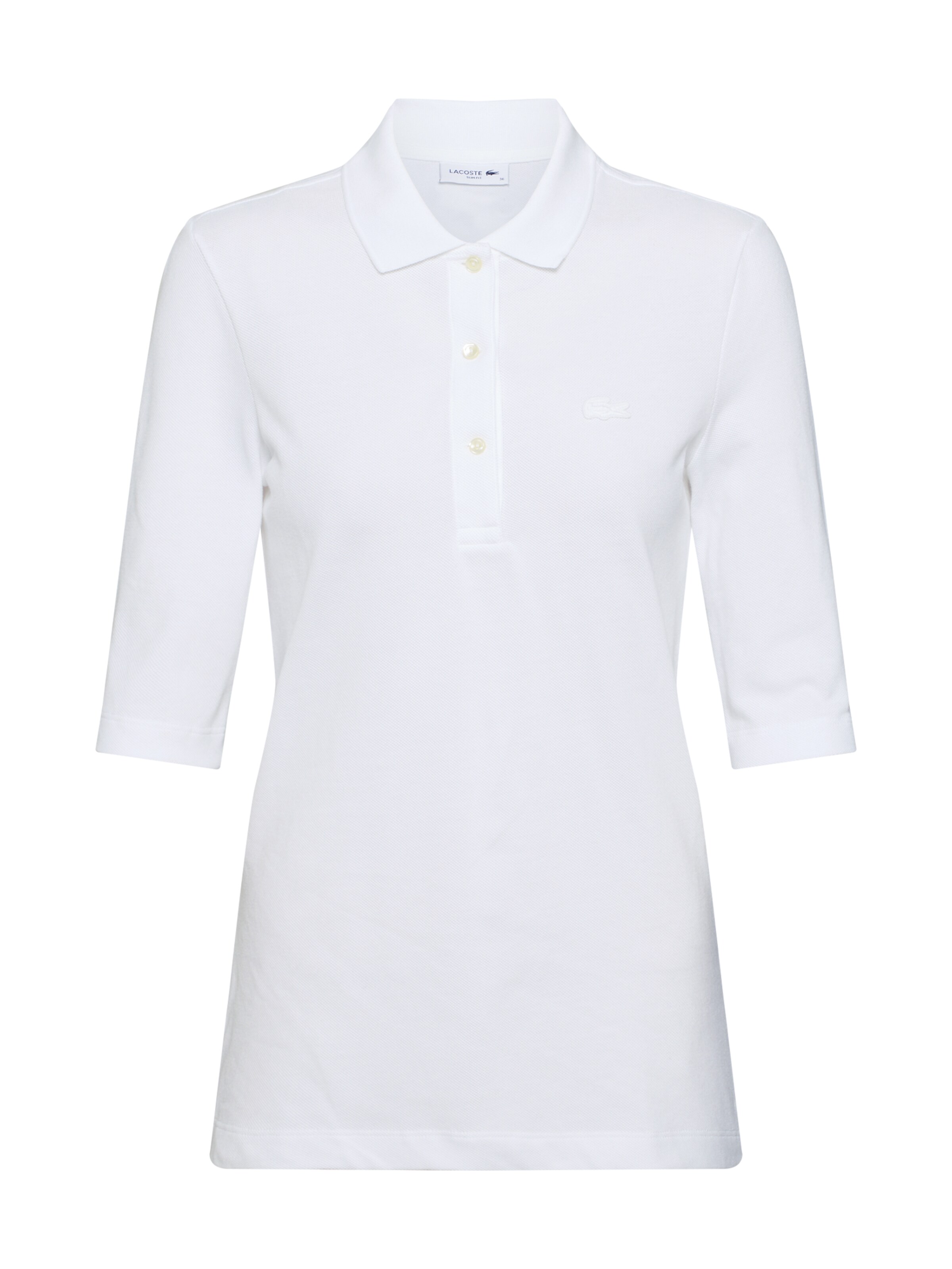 T-shirt LACOSTE en blanc : devant