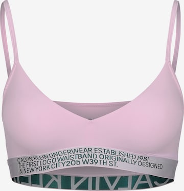 Calvin Klein Underwear Bustier BH in Pink: predná strana