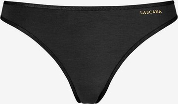 LASCANA Thong in Black: front