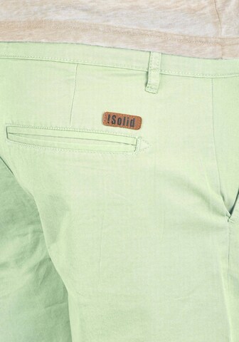 Regular Pantalon chino 'Thement' !Solid en vert
