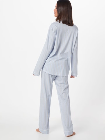 CALIDA Pajama 'Sweet Dreams' in Blue: back