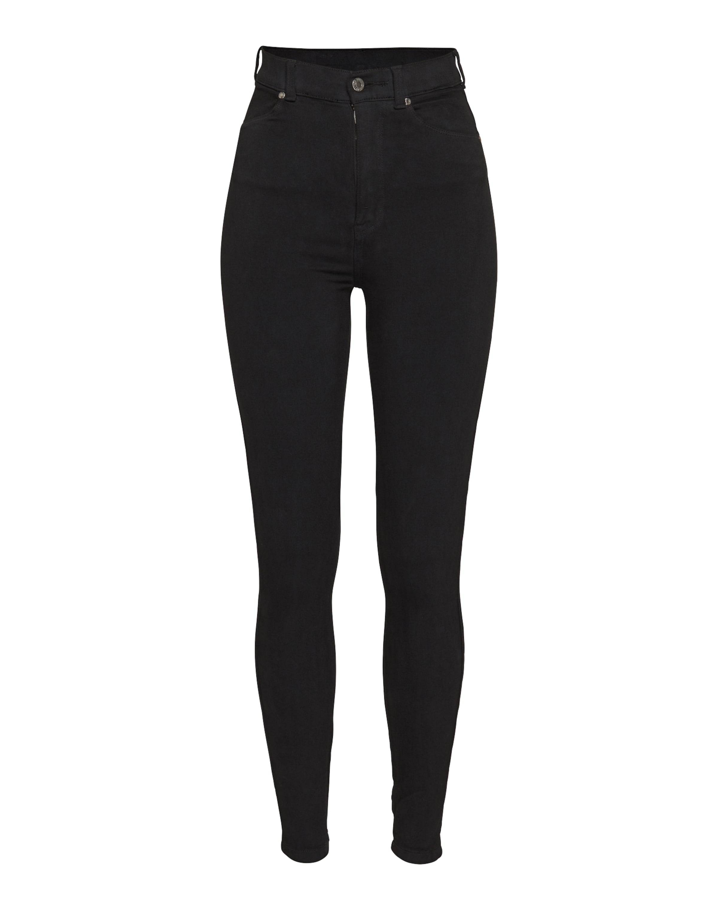 Dr. Denim Kitsas Teksapüksid 'Moxy', värv must: eest vaates