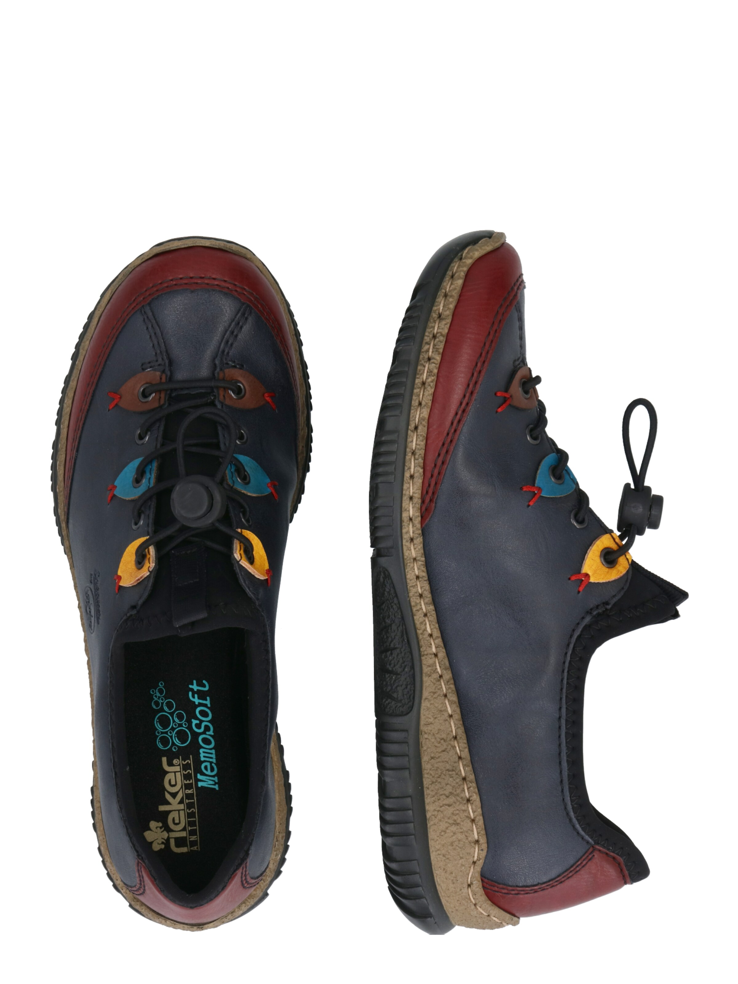 Chaussure de sport à lacets Rieker en bleu