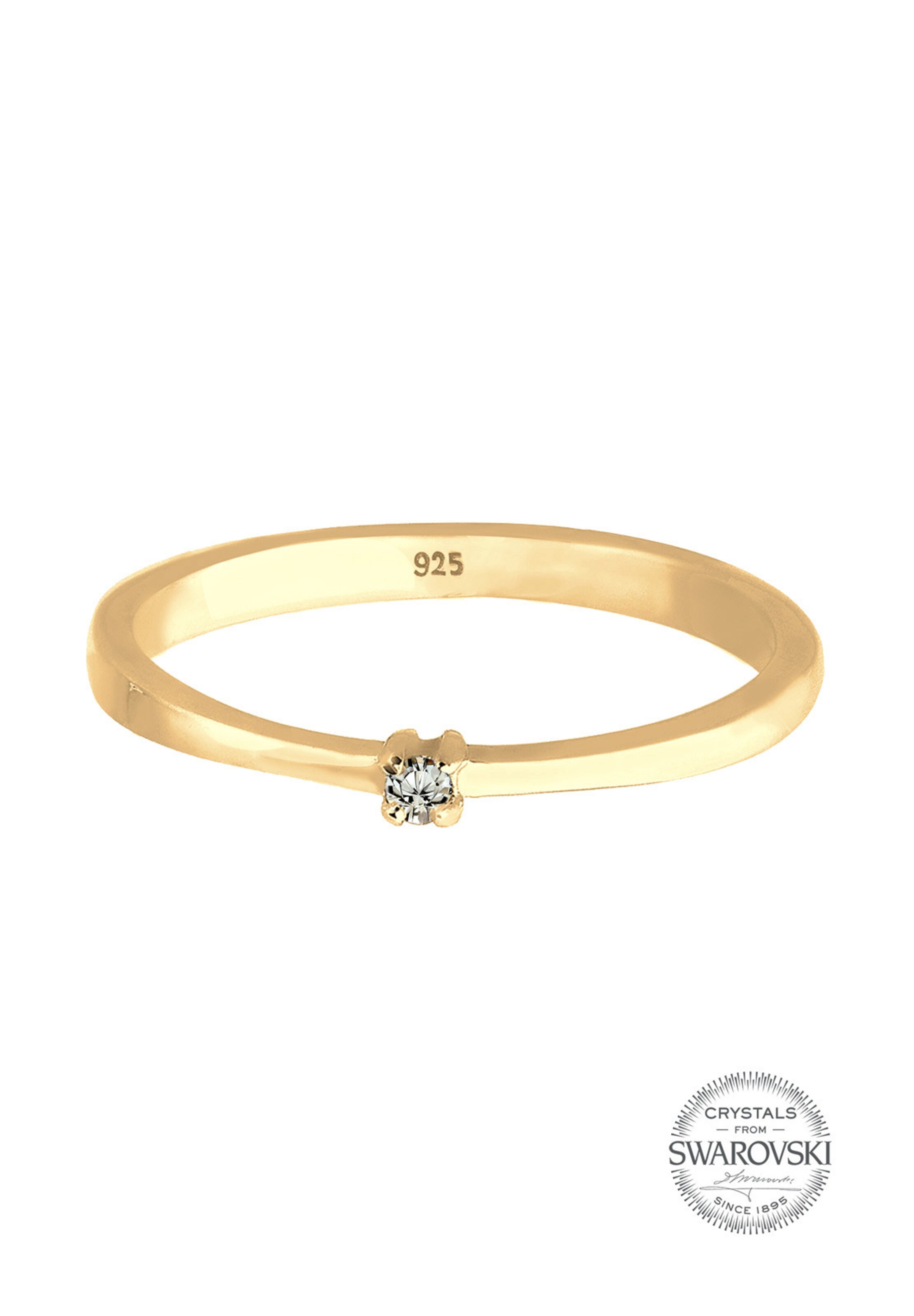 ELLI Ring 'Solitär' in Gold