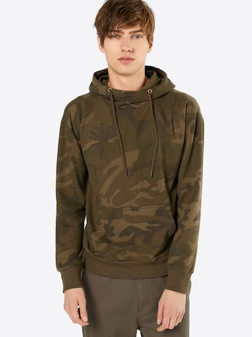 Sweat-shirt Urban Classics en vert : devant