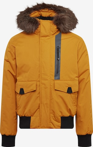 Superdry Regular Fit Jacke 'EVEREST' in Gelb: predná strana