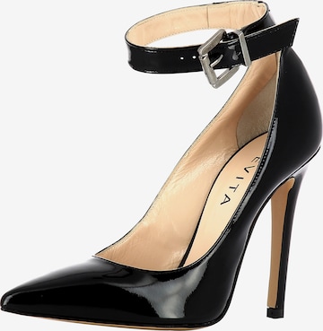 EVITA Damen Pumps in Schwarz: predná strana