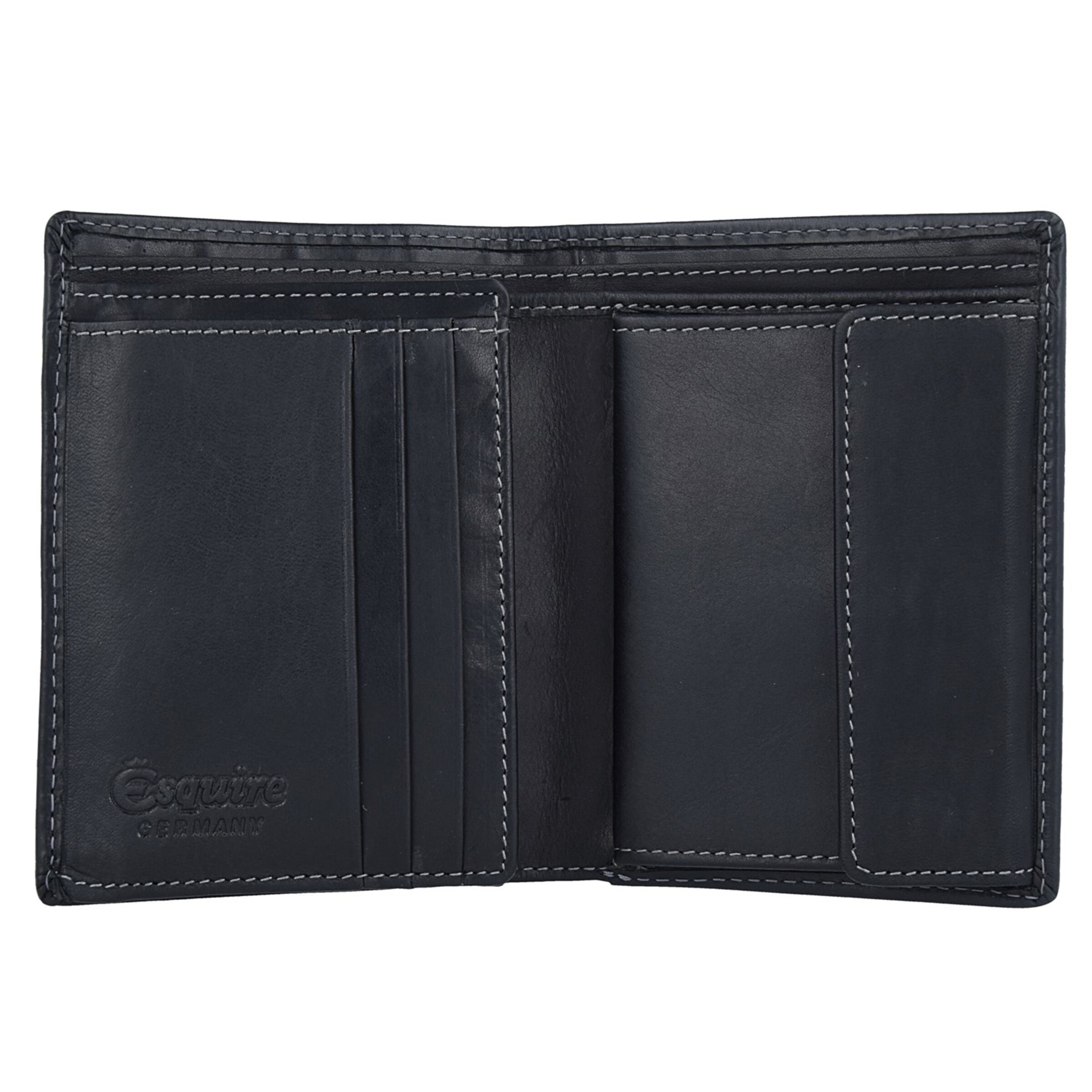 Esquire Tegnebog 'Dallas' i sort