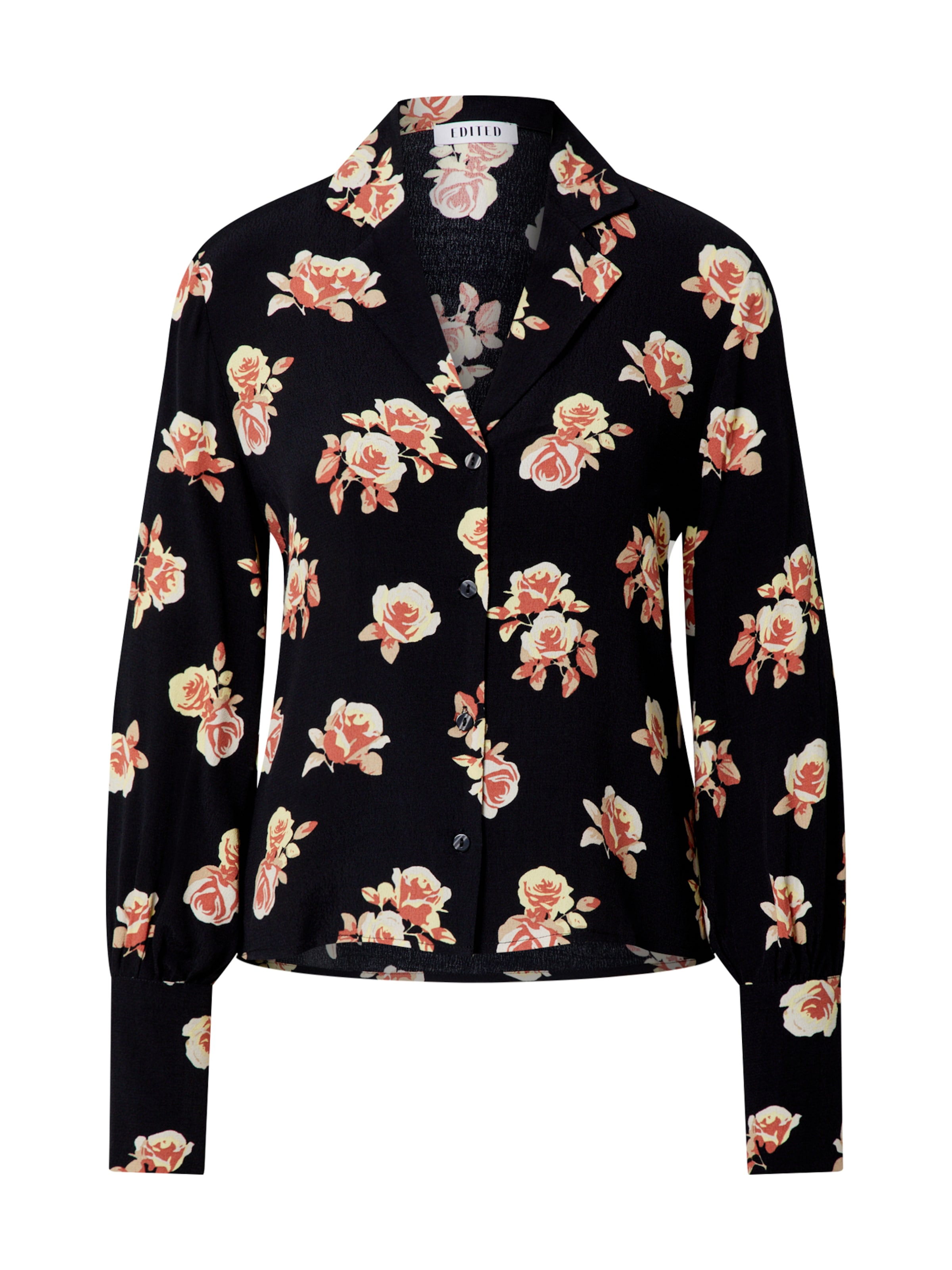 EDITED Blúz 'Elonie' - fekete: elől