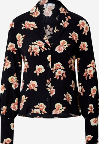 EDITED Blouse 'Elonie' in Zwart: voorkant