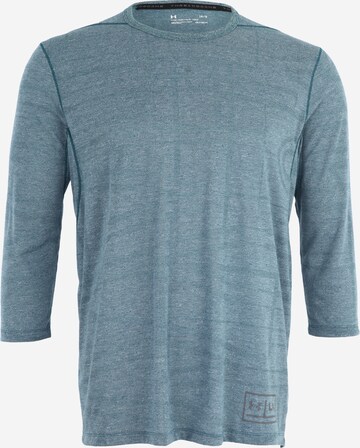 T-Shirt fonctionnel 'Threadborne Utility' UNDER ARMOUR en bleu : devant