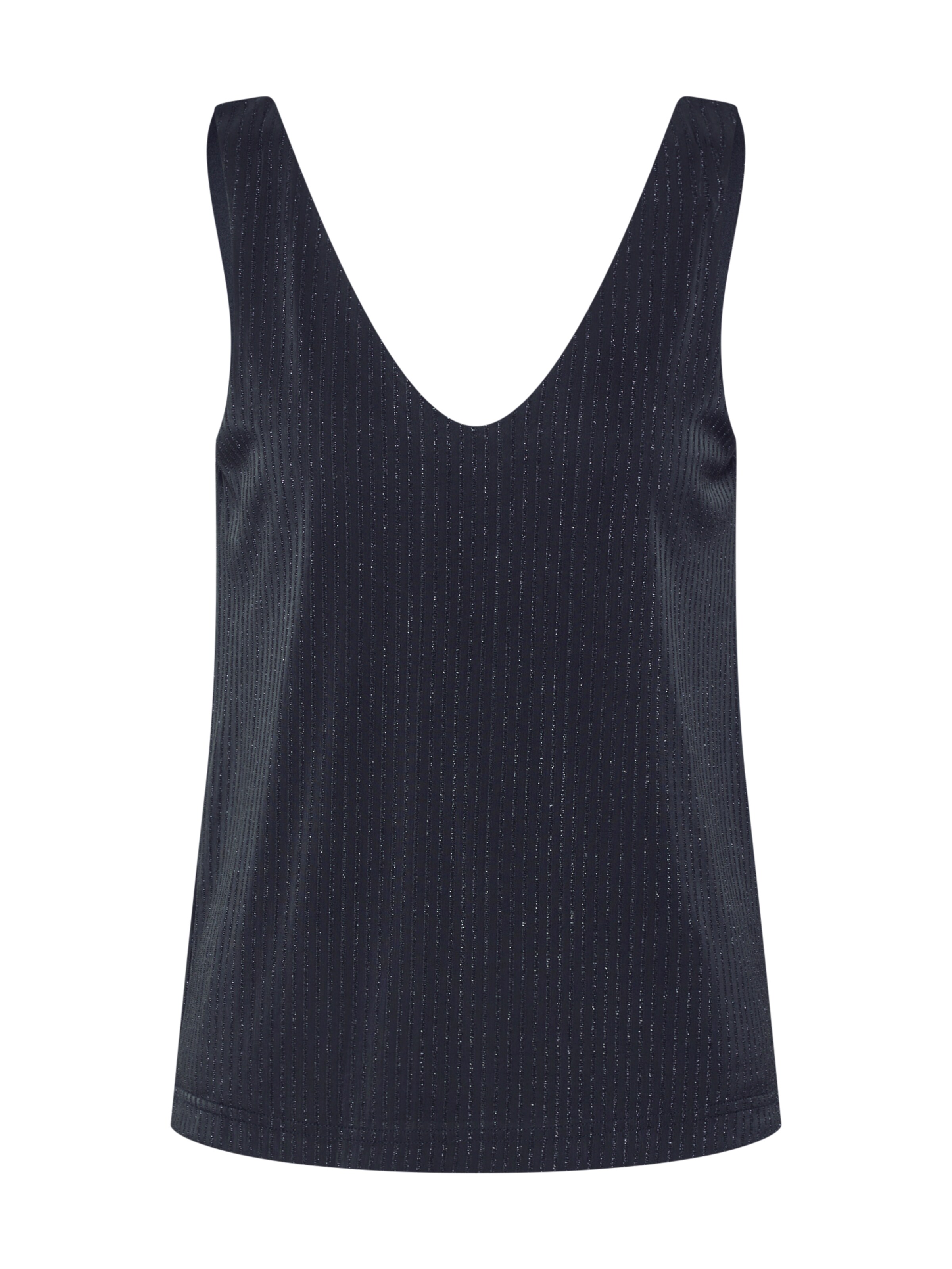 ICHI - Top 'WALI' in de kleur Zwart