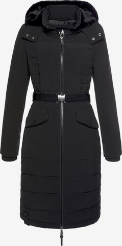 ALPENBLITZ Winter Coat in Black: front