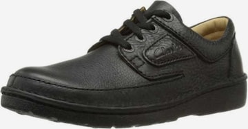 CLARKS Athletic Lace-Up Shoes in Black: front