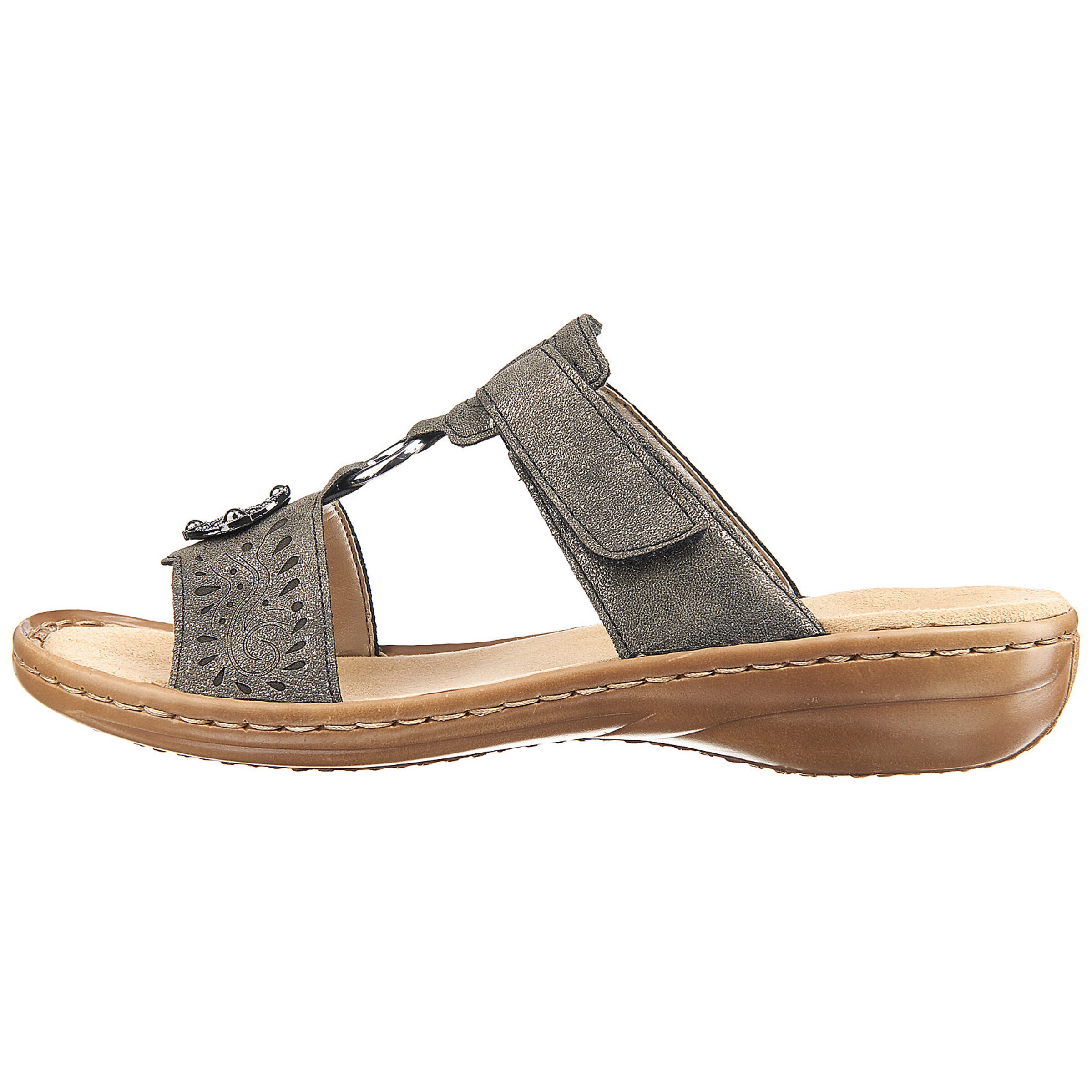 Rieker Pantolette 'Olymp' in Grau