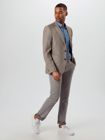 BURTON MENSWEAR LONDON Slimfit Sakko in Braun