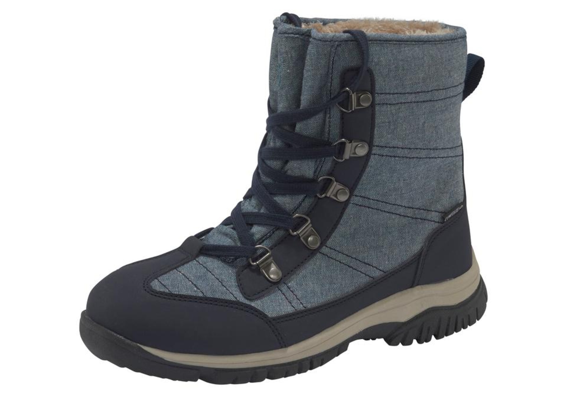 POLARINO - Winterstiefel 'Snowbird' in himmelblau