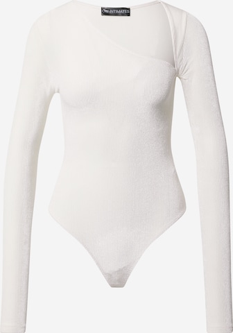 Regular Shirtbody 'Amelia' OW Collection en blanc : devant