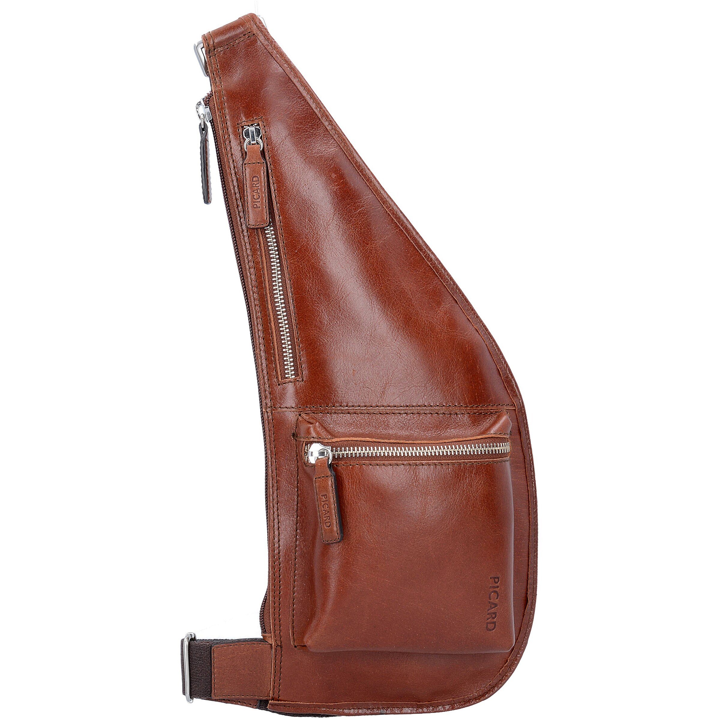 Picard Schoudertas 'Buddy' in Bruin: voorkant