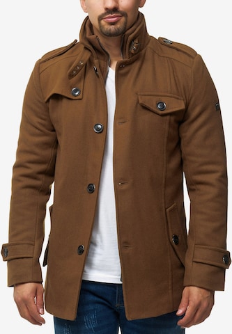 INDICODE JEANS Between-Season Jacket 'Brandon' in Beige