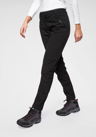 CMP Slimfit Outdoorbroek in Zwart