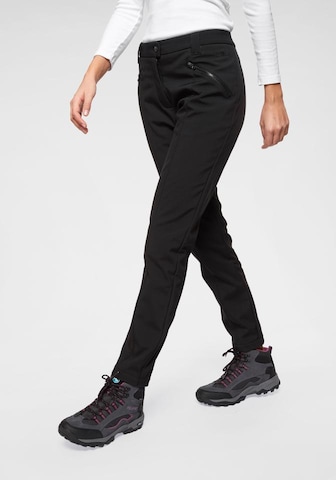 Coupe slim Pantalon outdoor CMP en noir