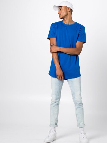 T-Shirt Urban Classics en bleu