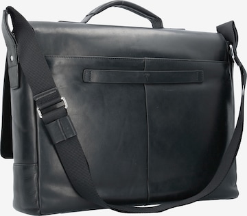 JOOP! Loreto Kreon Messenger Businesstasche Leder 39 cm Laptopfach in Schwarz