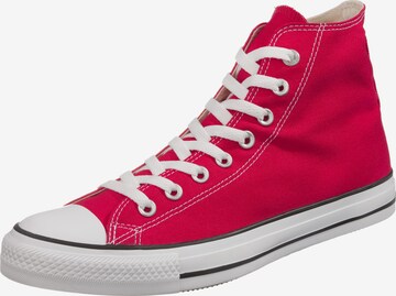 Sneaker alta 'Chuck Taylor All Star' di CONVERSE in rosso: frontale