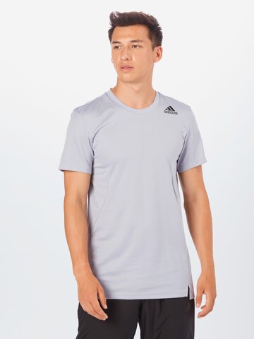 Coupe regular T-Shirt fonctionnel ADIDAS SPORTSWEAR en gris : devant