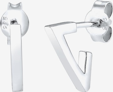 Boucles d'oreilles ELLI en argent : devant