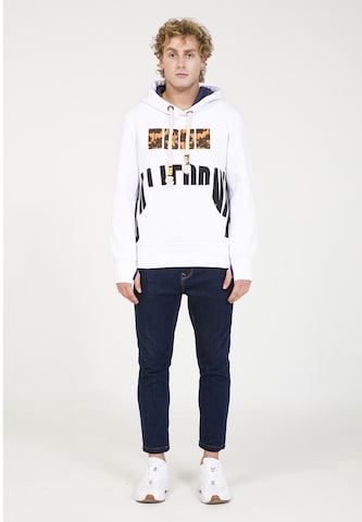 Sweat-shirt PLUS EIGHTEEN en blanc