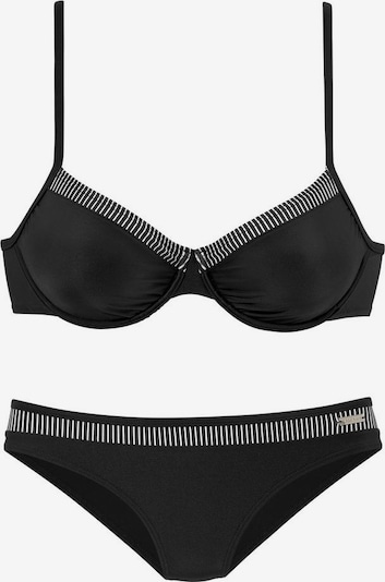 LASCANA Bikini i svart / vit, Produktvy