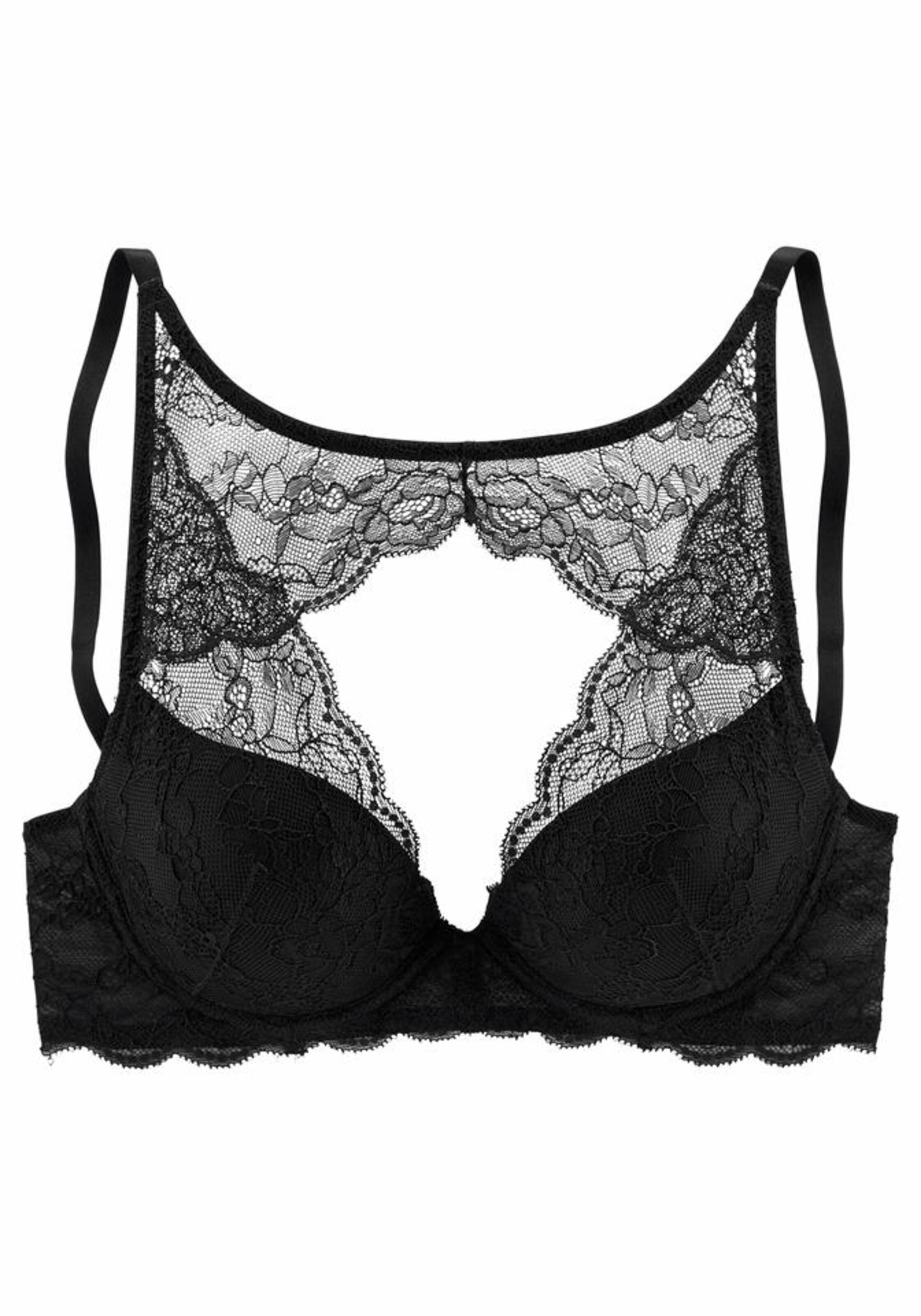 Push-up Reggiseno di LASCANA in nero: frontale