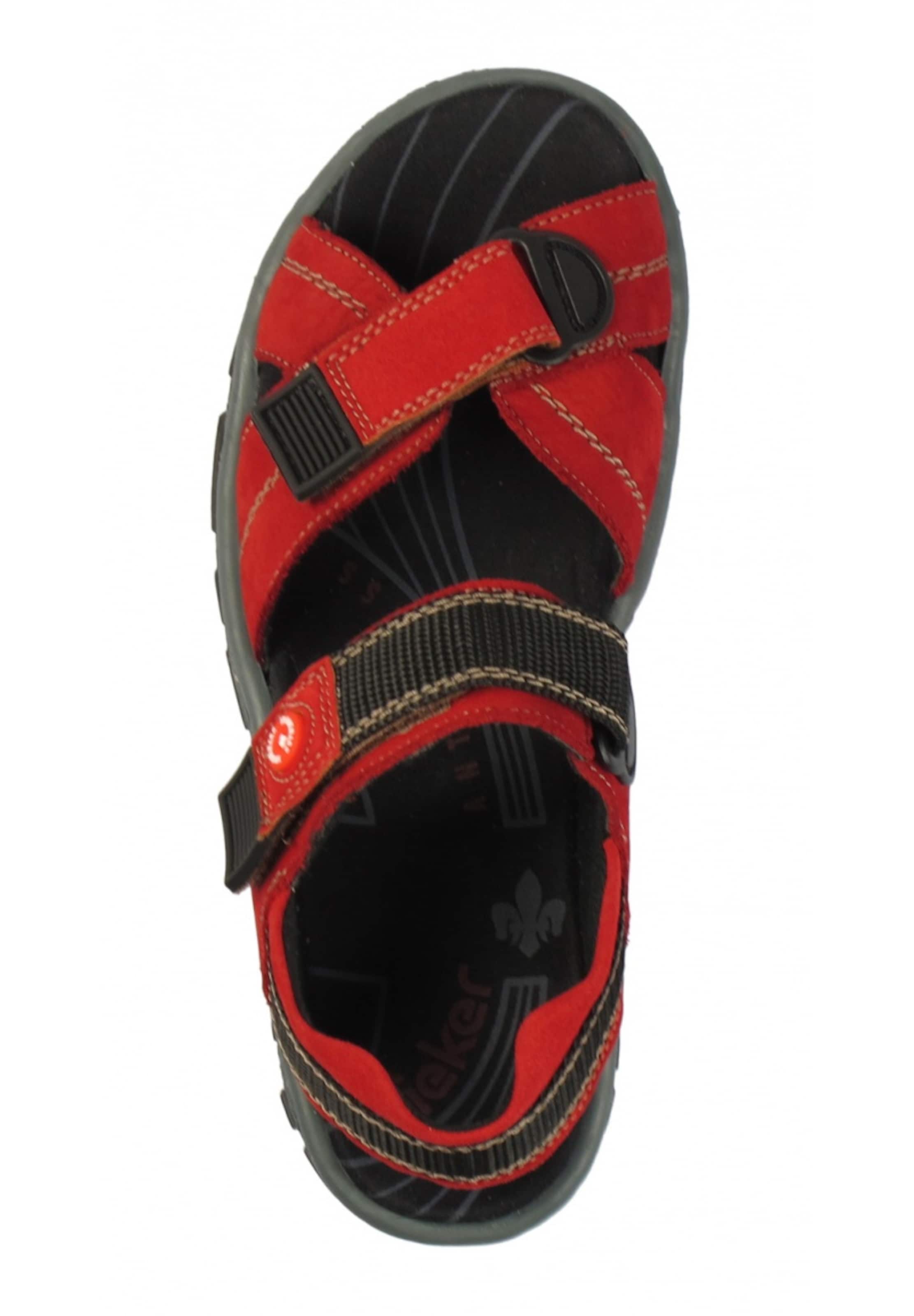 Chaussures Sandales de randonnée Strike RIEKER en Rouge 