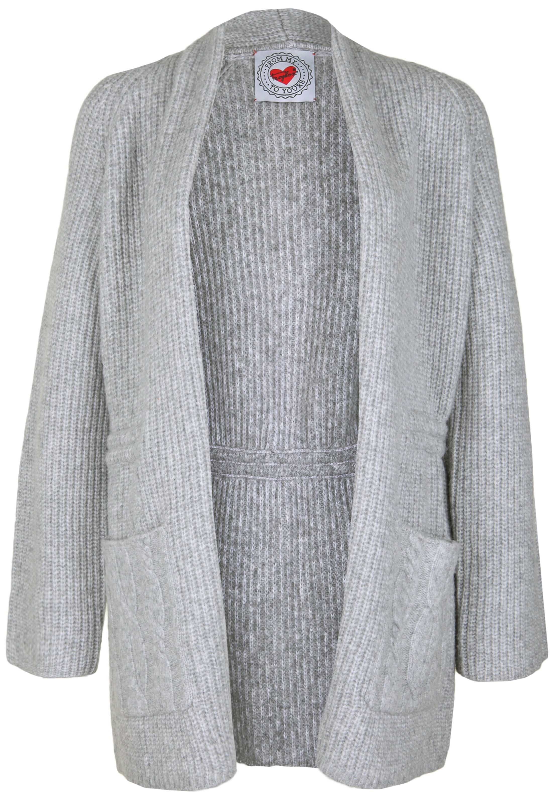 Frogbox - Gebreid vest in de kleur Grijs