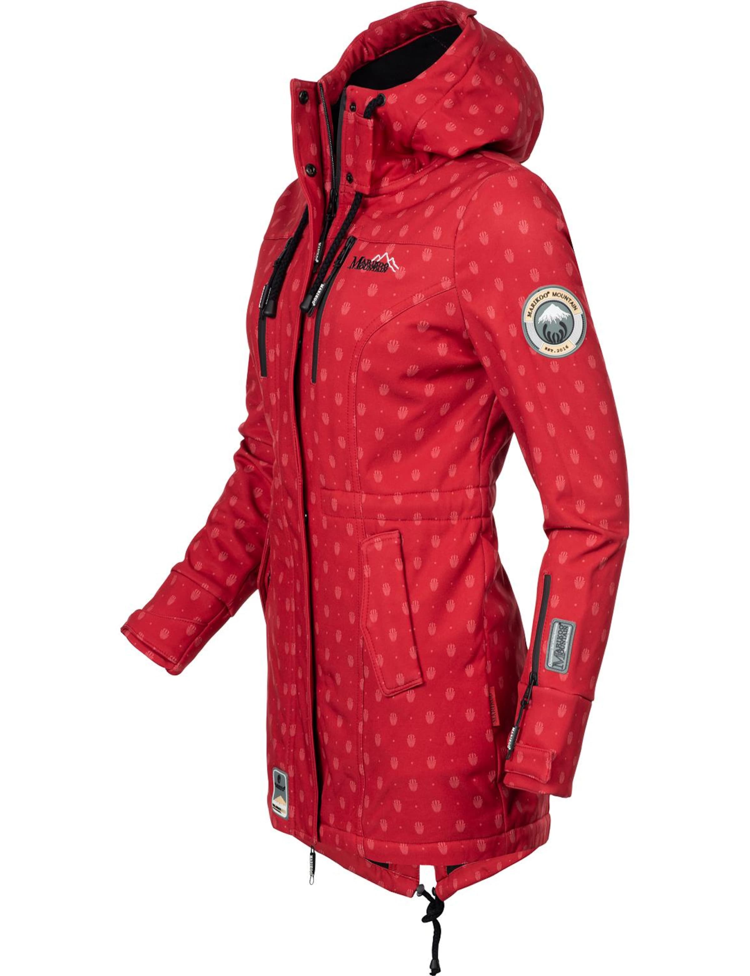 MARIKOO Functionele mantel 'Zimtzicke' in Rood